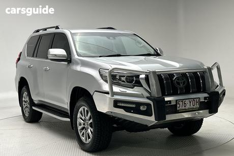 Silver 2018 Toyota Landcruiser Prado Wagon Vx (4X4)