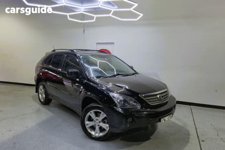 Black 2008 Lexus RX SUV HYBRID MHU38R