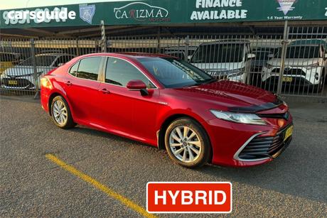 Red 2021 Toyota Camry Sedan Ascent