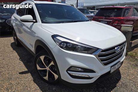 White 2016 Hyundai Tucson Wagon Elite (Awd)