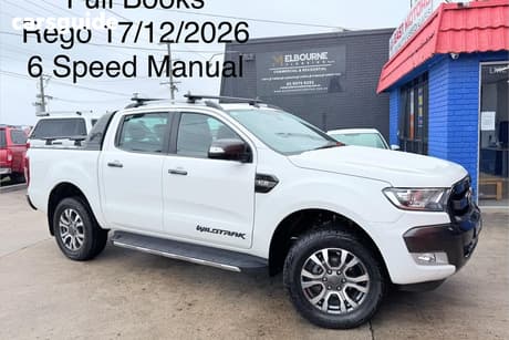 White 2016 Ford Ranger Dual Cab Pick-up Wildtrak 3.2 (4X4)
