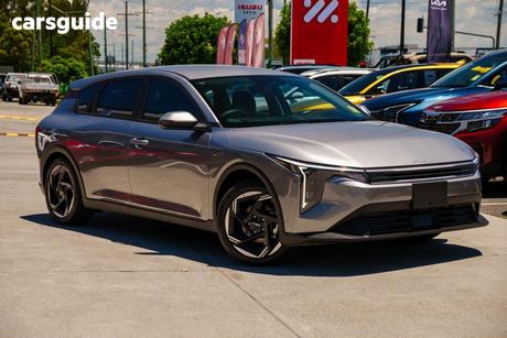 Grey 2025 Kia K4 Hatchback Sport+