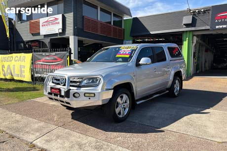 Silver 2017 Volkswagen Amarok Dual Cab Utility V6 Tdi 550 Highline