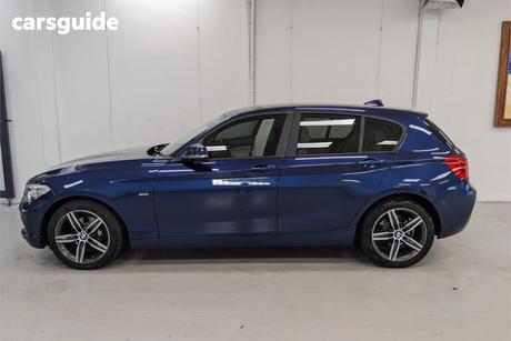 Blue 2015 BMW 1 Hatch 120I SPORT LINE R