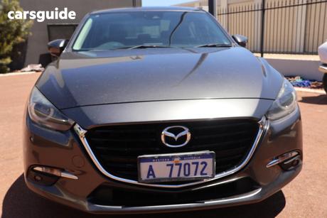 Grey 2018 Mazda 3 Sedan Sp25 Gt