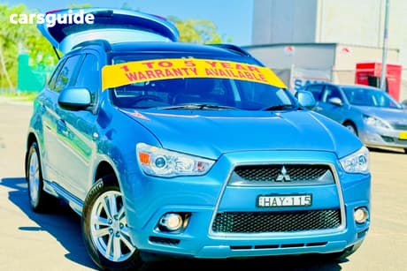 Blue 2011 Mitsubishi ASX Wagon Aspire (4Wd)