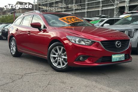 Red 2016 Mazda 6 Wagon Sport