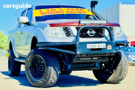Silver 2014 Nissan Navara Dual Cab Pick-up St (4X4)