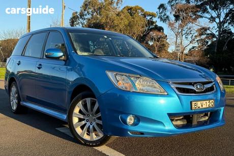 Blue 2009 Subaru Liberty Wagon Exiga Premium