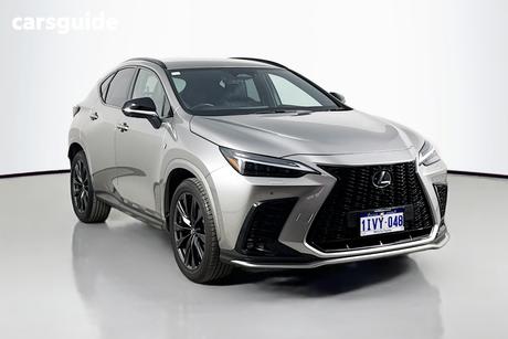 Silver 2023 Lexus NX350H Wagon F Sport Hybrid 2Wd