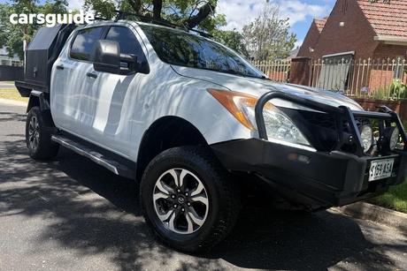 White 2011 Mazda BT-50 Dual Cab Utility Xt (4X4)