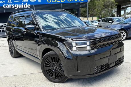 Black 2024 Hyundai Santa FE Wagon Hev (Awd)