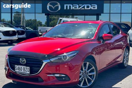Red 2019 Mazda 3 Sedan Sp25 Astina (5Yr)