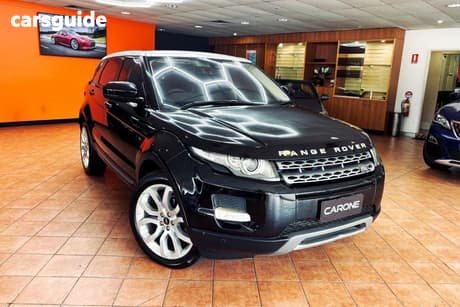 Black 2013 Land Rover Range Rover Evoque Wagon Sd4 Pure