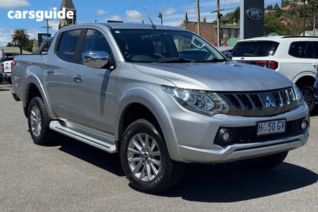 Silver 2017 Mitsubishi Triton Dual Cab Utility Gls (4X4)