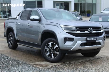 Silver 2025 Volkswagen Amarok Dual Cab Utility Style Tdi600 4Motion
