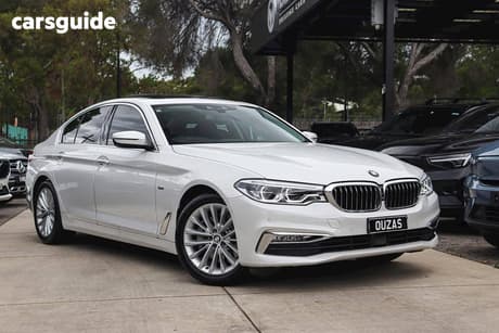 White 2017 BMW 530I Sedan Luxury Line