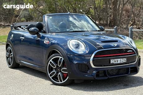 Blue 2016 Mini Cabrio Convertible S