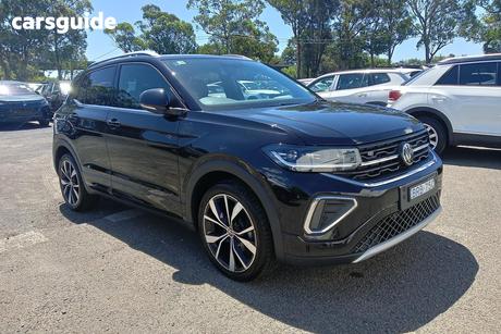 Black 2024 Volkswagen T-Cross Wagon 85Tsi R-Line