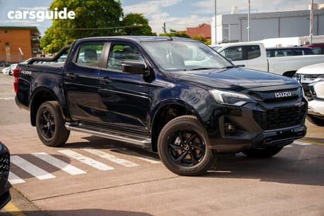 Black 2025 Isuzu D-MAX Crew Cab Utility X-Rider (4X4)