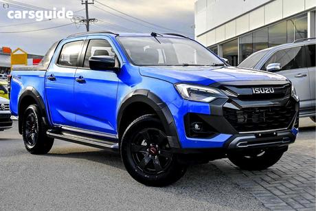 Blue 2025 Isuzu D-MAX Crew Cab Utility X-Terrain (4X4)