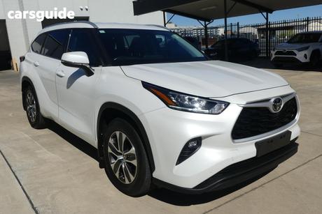 White 2022 Toyota Kluger Wagon Gxl Awd