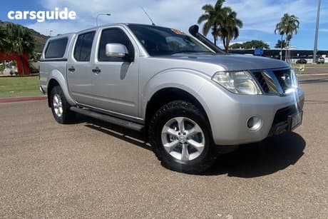 Silver 2012 Nissan Navara Dual Cab Pick-up St (4X4)