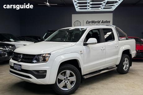 White 2018 Volkswagen Amarok Ute Tray V6 TDI 550 SPORTLINE 2H MY18