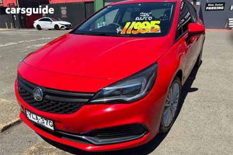 Red 2017 Holden Astra Hatchback R