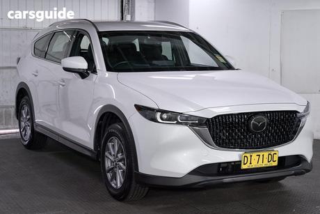 White 2023 Mazda CX-8 Wagon G25 Sport (Fwd)