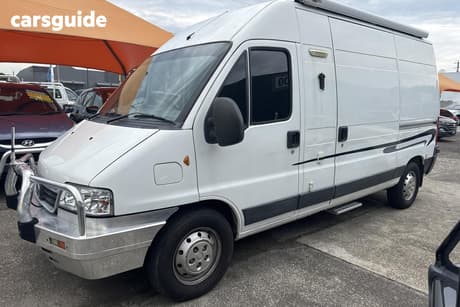 White 2005 Fiat Ducato Van Lwb