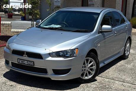 Silver 2013 Mitsubishi Lancer Sedan Lx