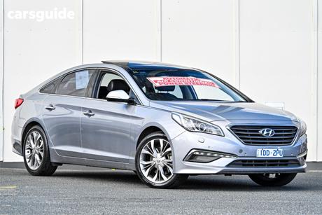 Silver 2015 Hyundai Sonata Sedan Premium
