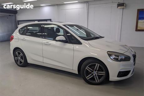 White 2015 BMW 218D Wagon Active Tourer Sport Line