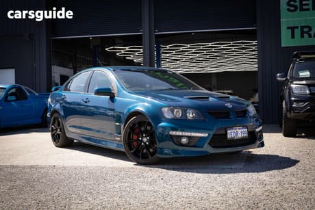 Blue 2012 HSV Clubsport Sedan E SERIES 3 R