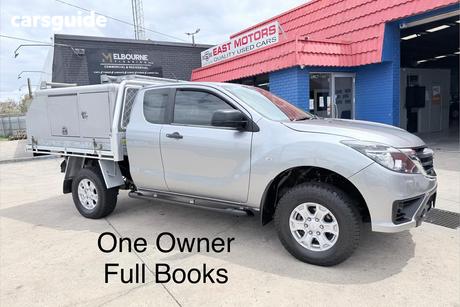 Silver 2019 Mazda BT-50 Freestyle Cab Chassis Xt (4X2) (5Yr)