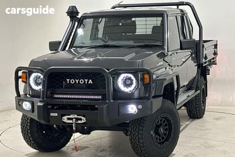 Grey 2025 Toyota Landcruiser Double Cab Chassis Lc79 Gxl + Diff Locks