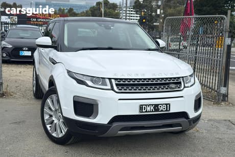 White 2016 Land Rover Range Rover Evoque Wagon Td4 180 Hse