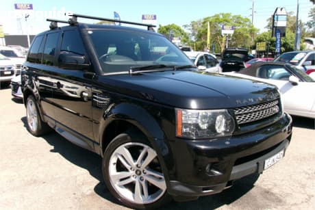 Black 2012 Land Rover Range Rover Sport Wagon 3.0 Sdv6 Luxury