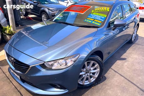 Blue 2014 Mazda 6 Wagon Touring