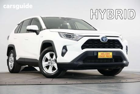 White 2020 Toyota RAV4 Wagon Gx 2Wd Hybrid