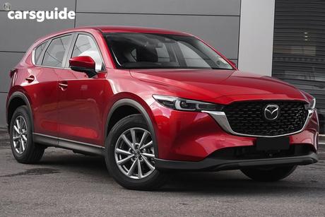 Red 2025 Mazda CX-5 Wagon G25 Maxx Sport (Fwd)
