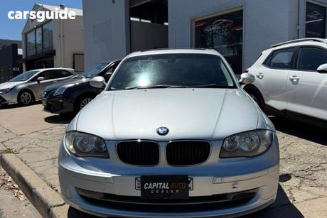 Silver 2009 BMW 120I Hatchback