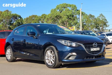 Blue 2014 Mazda 3 Hatchback Touring