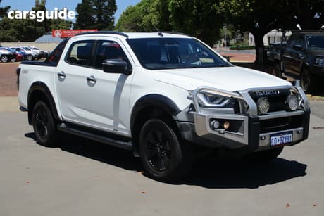 White 2021 Isuzu D-MAX Crew Cab Utility X-Terrain (4X4)