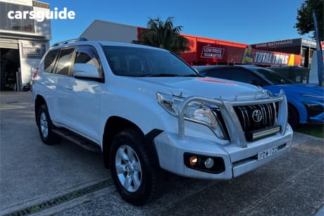 White 2016 Toyota Landcruiser Prado SUV GXL 4X4