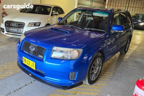 Blue 2007 Subaru Forester SUV CROSS SPORTS