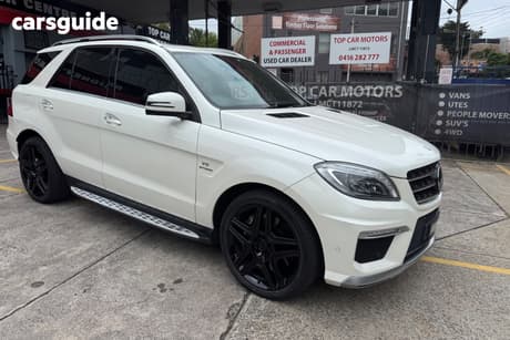 White 2014 Mercedes-Benz ML63 Wagon Amg (4X4)