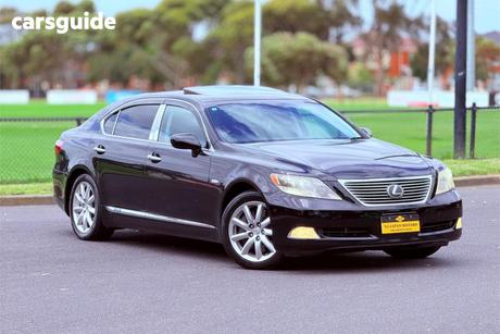 Black 2007 Lexus LS Sedan LS600HL