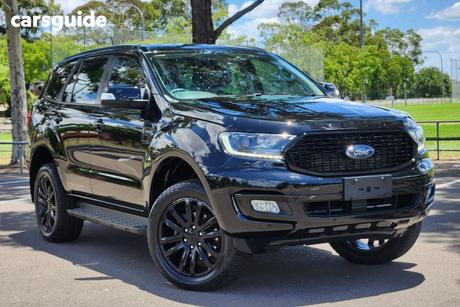 Black 2022 Ford Everest Wagon Sport (4Wd)